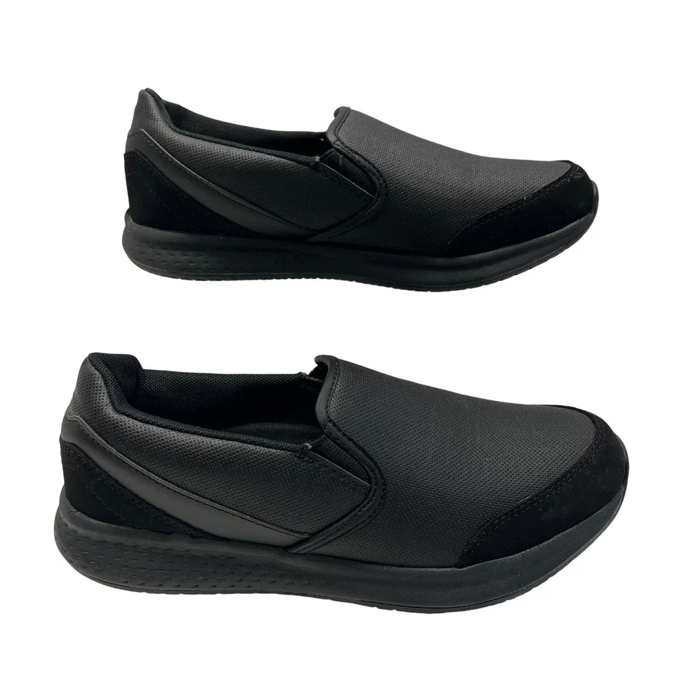 TredSafe‎ Slip On Work Shoes Womens 8.5 Black Slip Resistant EnduroPro Sneakers